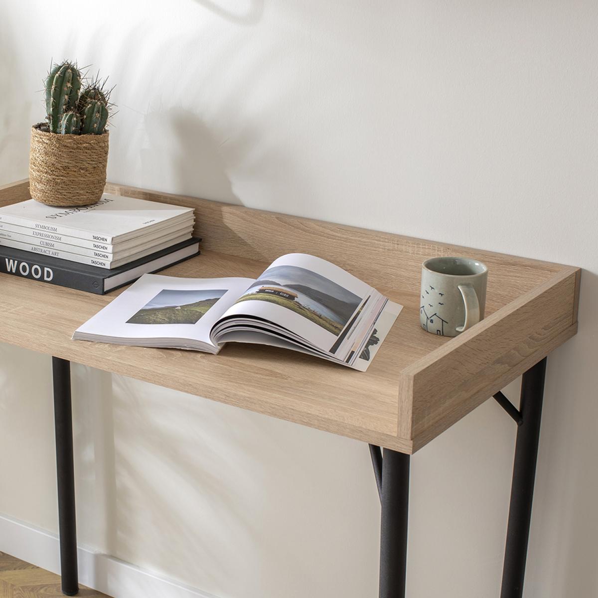 Loft Home Computer Desk - Oak – image 5