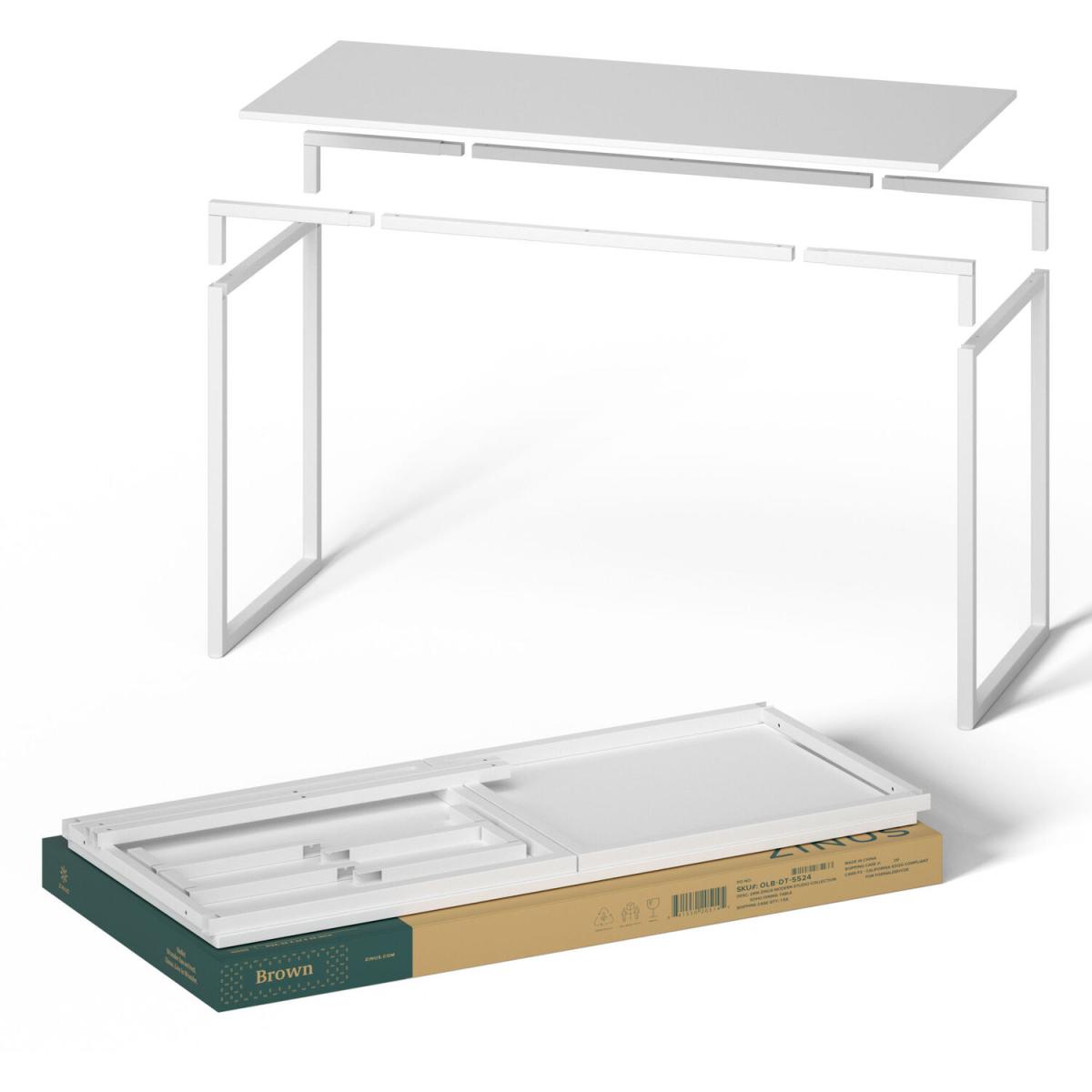 Hugh White Home Office Study Desk - White – image 2