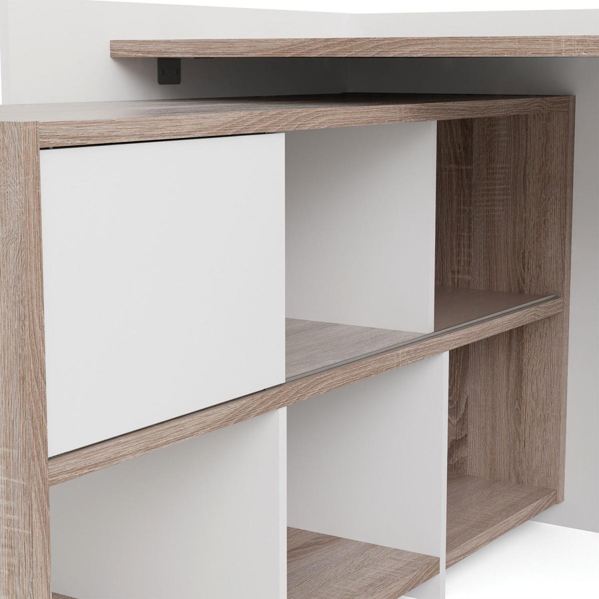 Function Plus Unit Desk with Bookcase – image 8