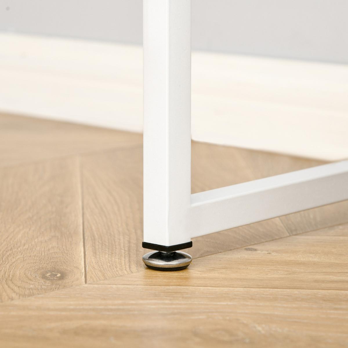 L-Shaped Corner Computer Desk - White – image 7