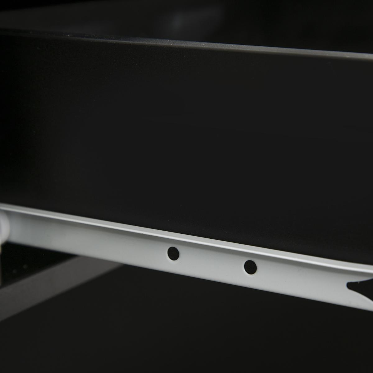 Modern Computer Desk Tablewith Shelf & Drawer - Black – image 3