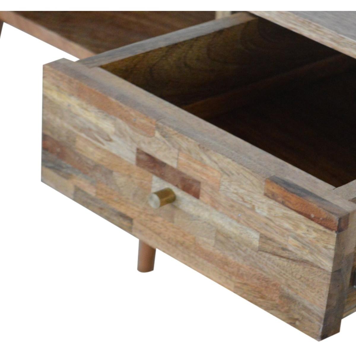 Mixed Oak-Ish Writing Desk - Brown – image 7