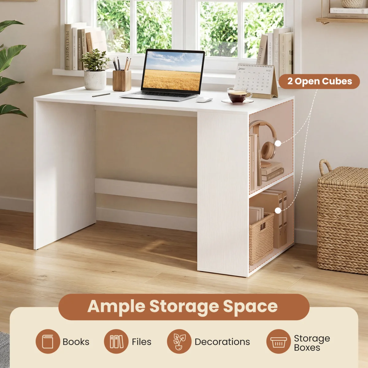Modern Wooden Office Desk – image 6