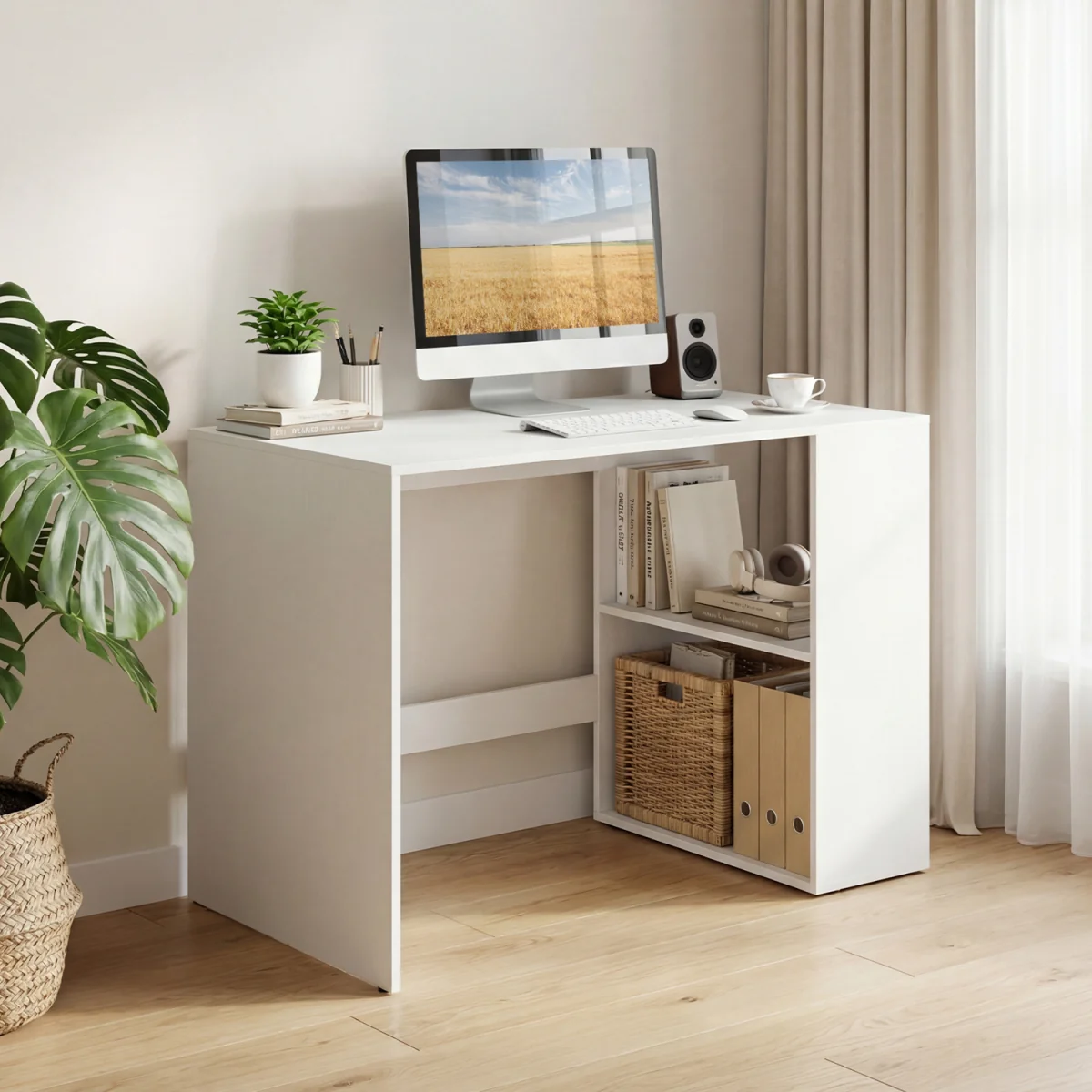 Modern Wooden Office Desk – image 9