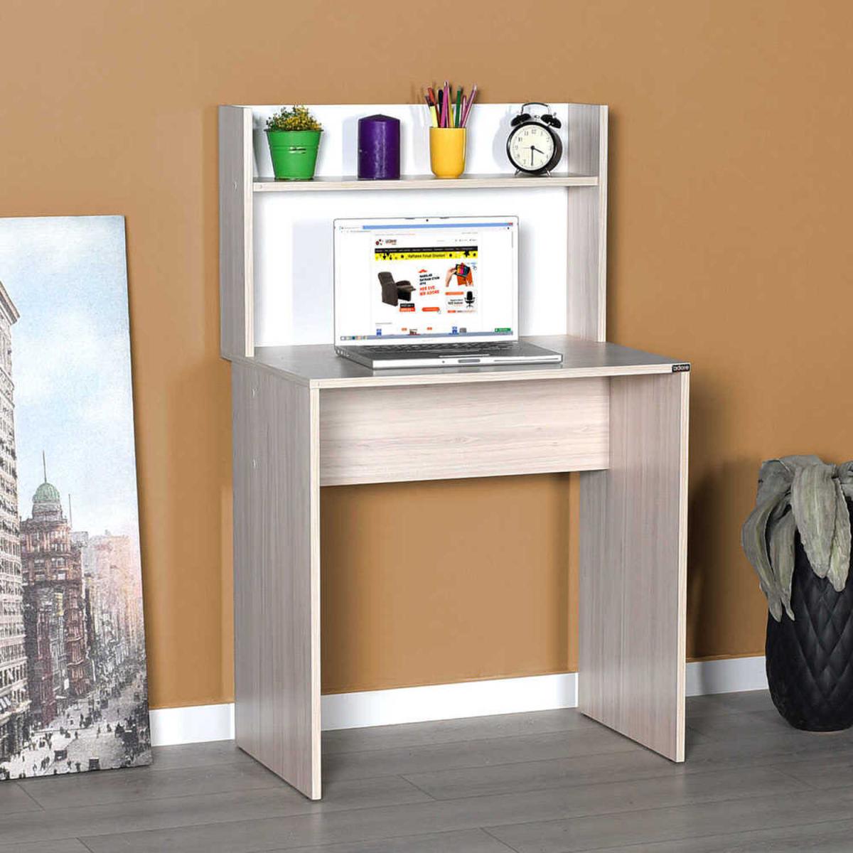 Dynamic Study Desk with Tablet, Oak Melamine - Oak Melamine – image 2