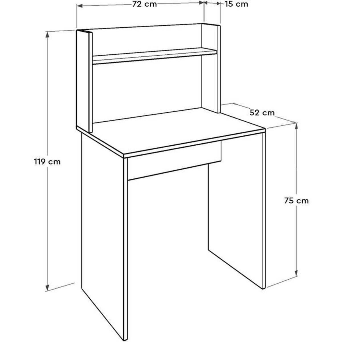 Dynamic Study Desk with Tablet, Oak Melamine - Oak Melamine – image 3