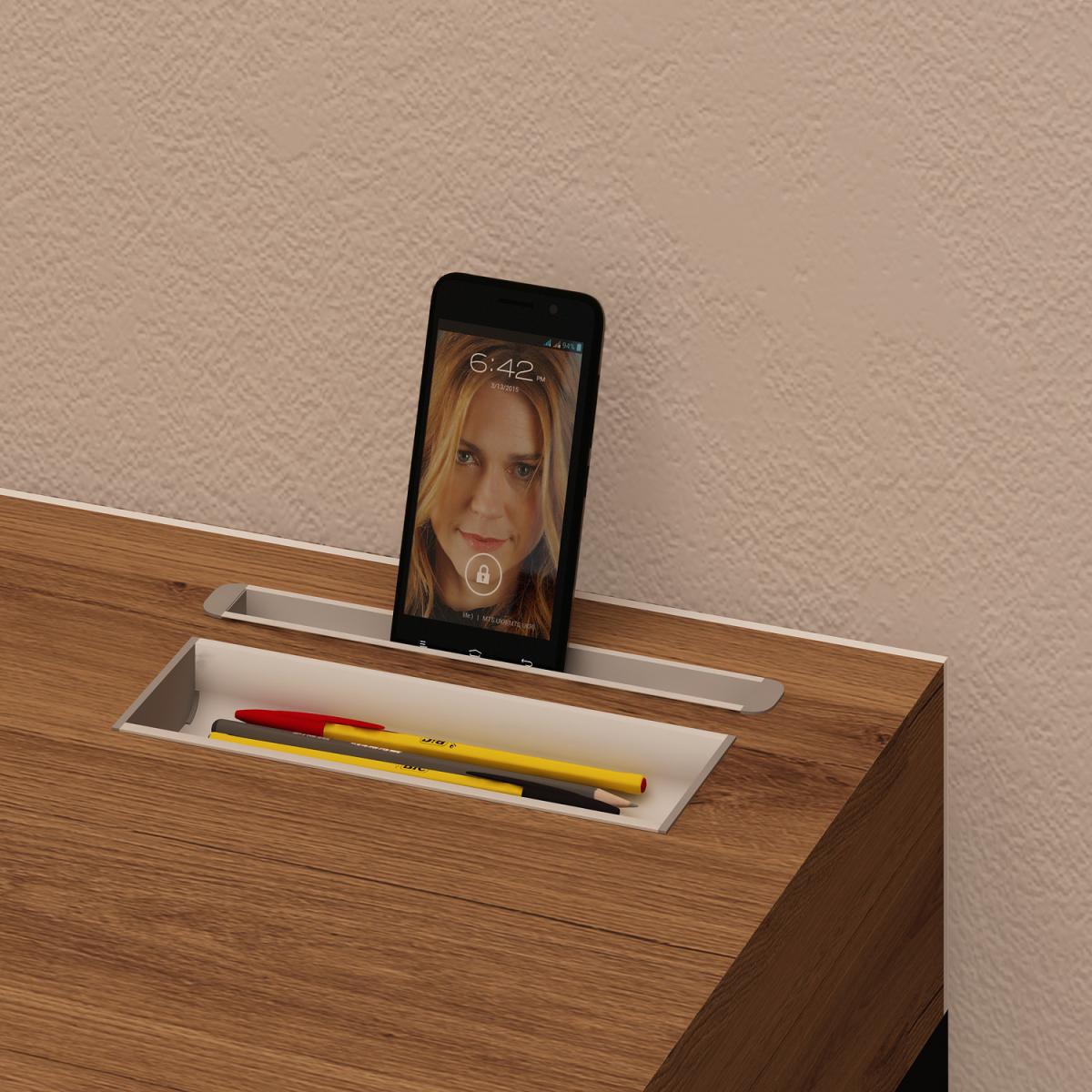Ramirez Oak Computer Desk - Oak – image 3