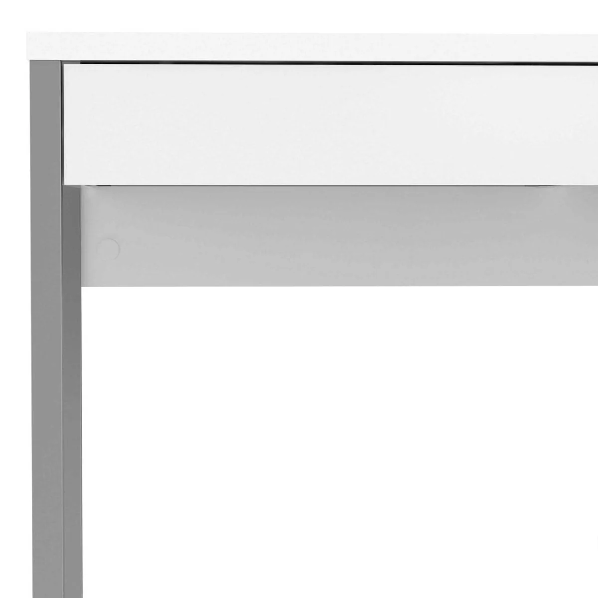 Billabong Gloss Office Desk with 2 Drawers - White – image 6