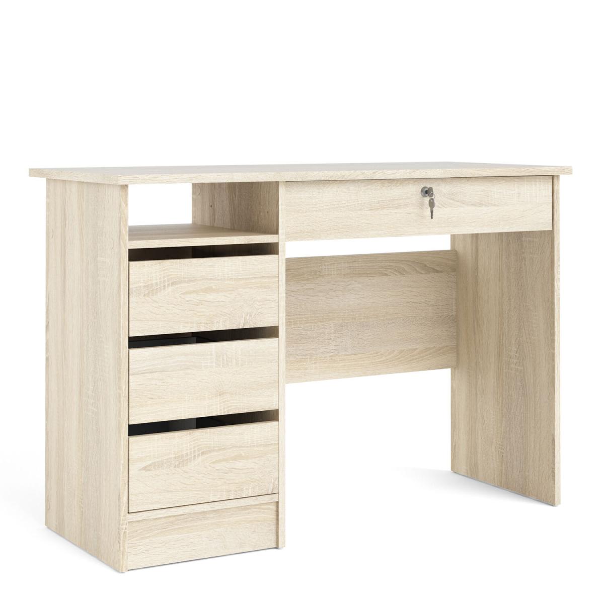 Handle-Free Function Plus Desk - Oak – image 2