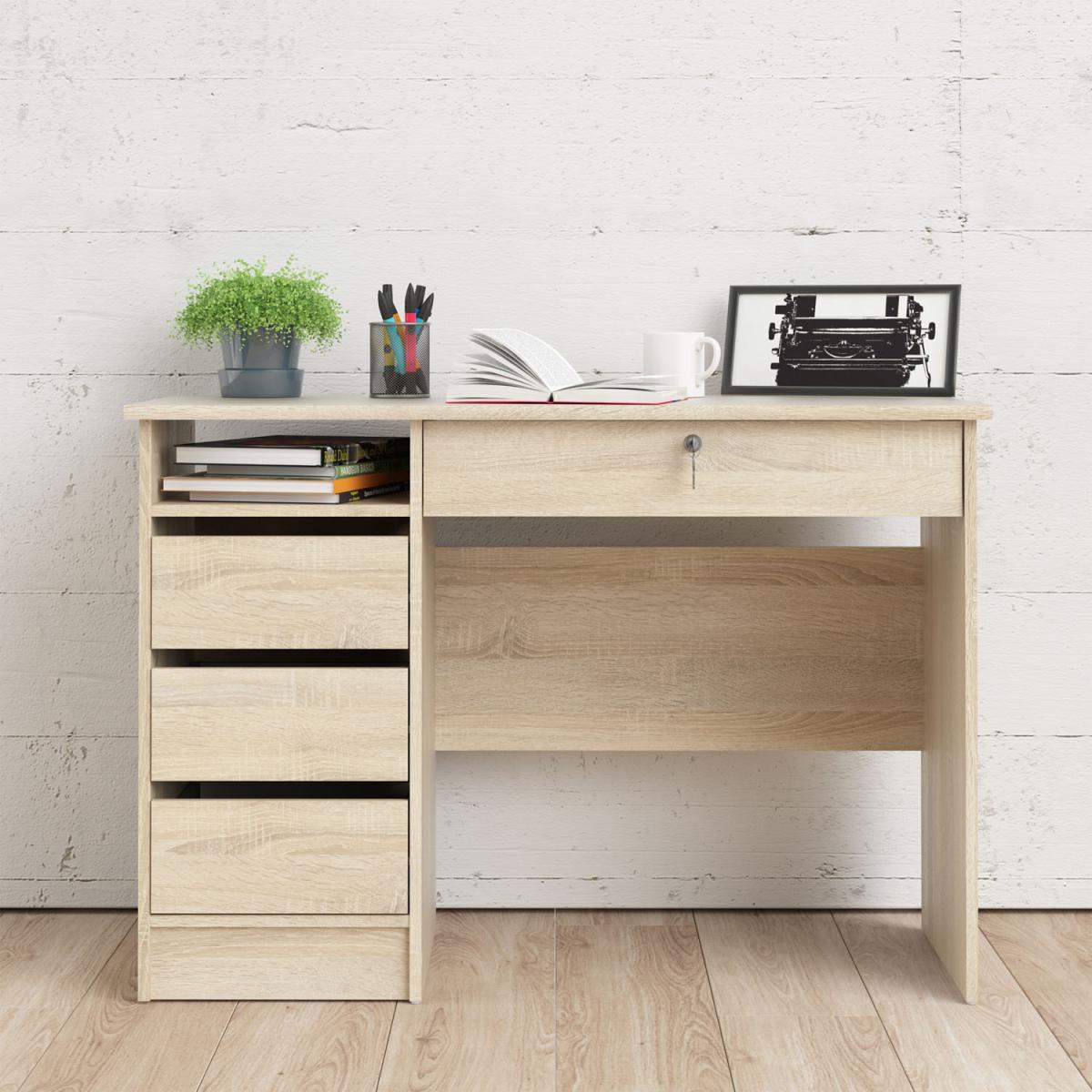 Handle-Free Function Plus Desk - Oak – image 6