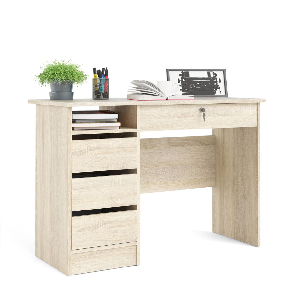 Handle-Free Function Plus Desk - Oak – image 7