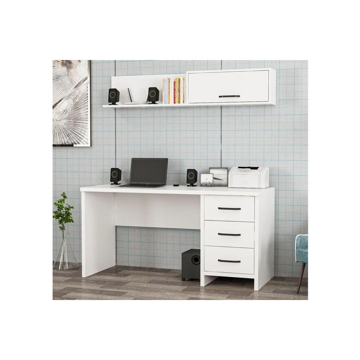 Troy Computer Desk - White – image 2