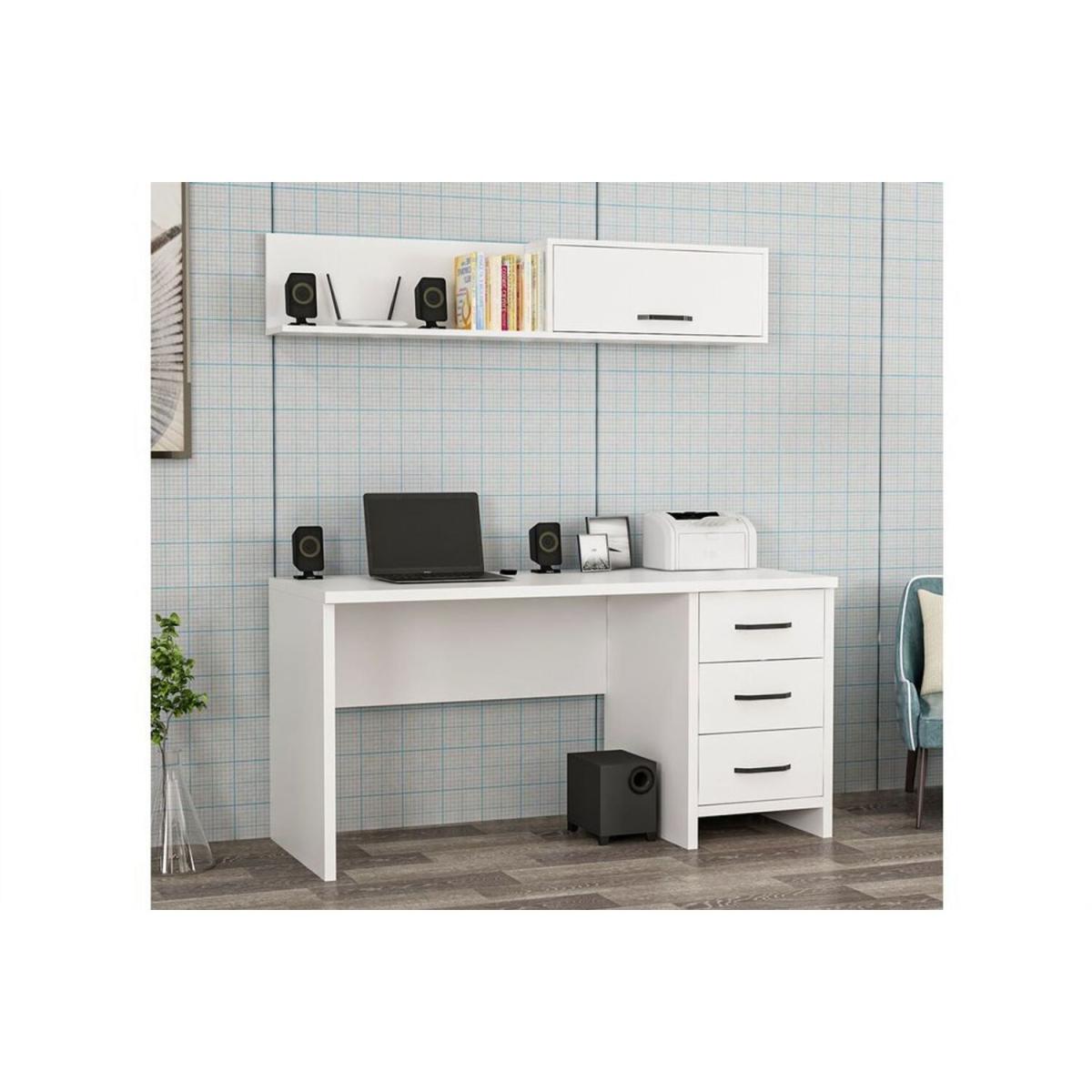 Troy Computer Desk - White – image 3