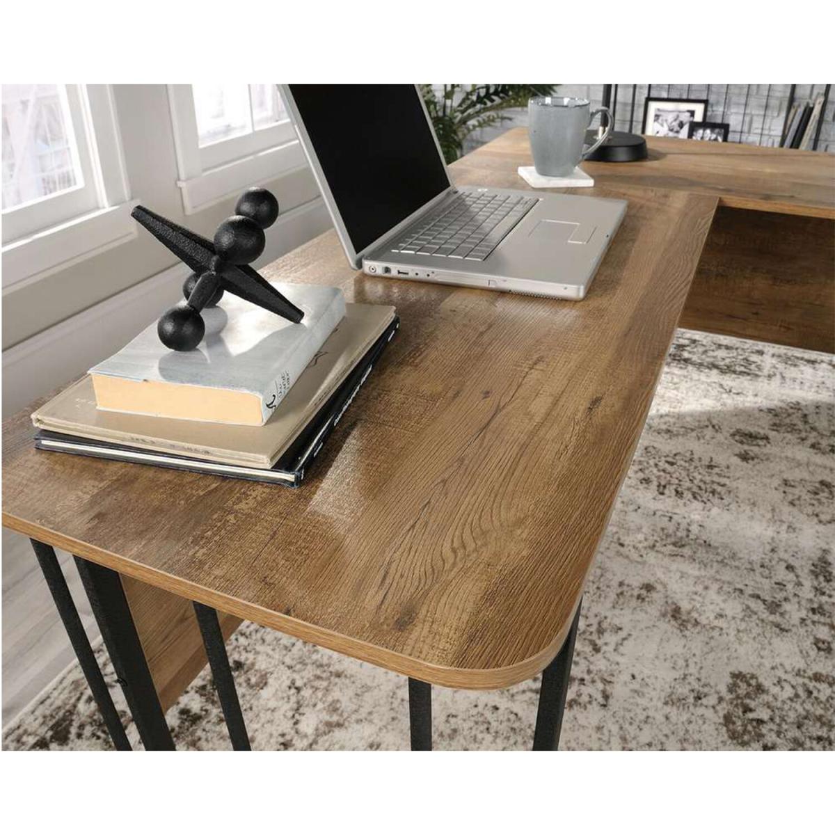 Stationmaster L-Shaped Desk - Etched Oak – image 5