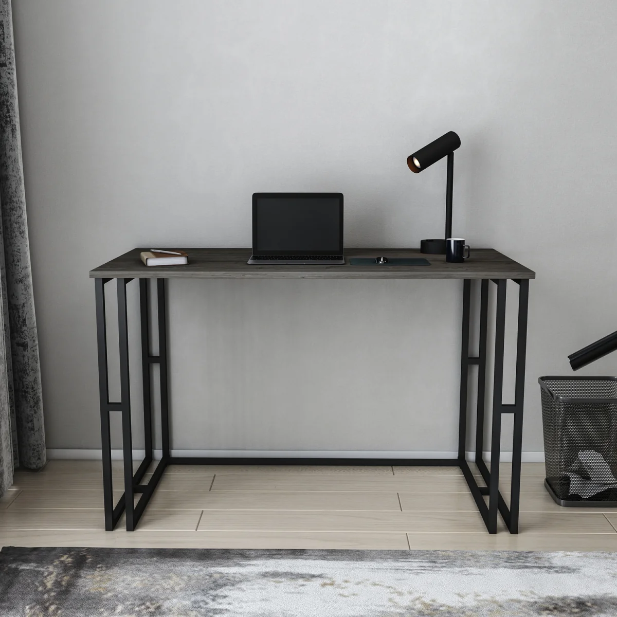 Kane Study Desk - Black and Wenge