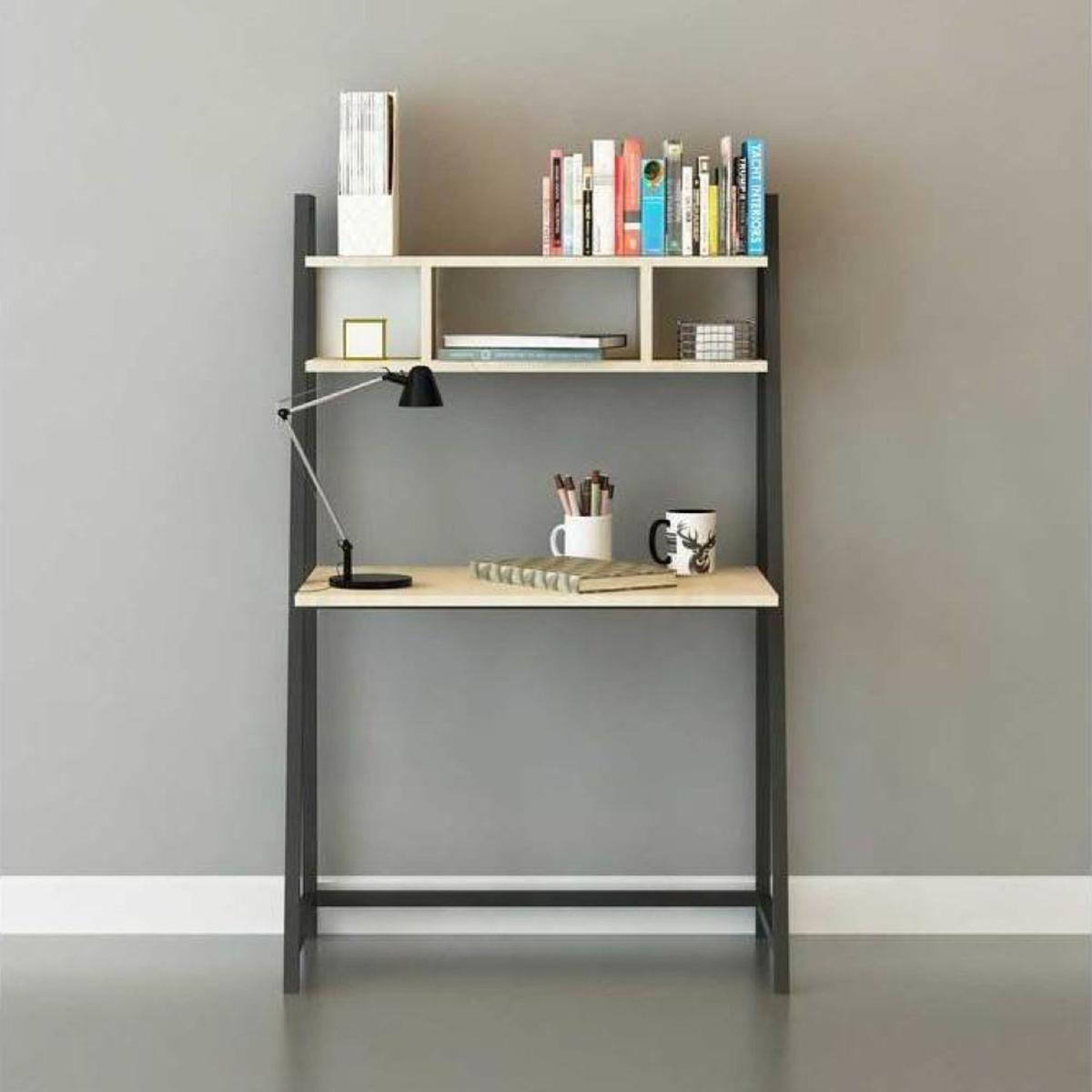 Ladder Style Computer Desk Oak - Oak – image 2