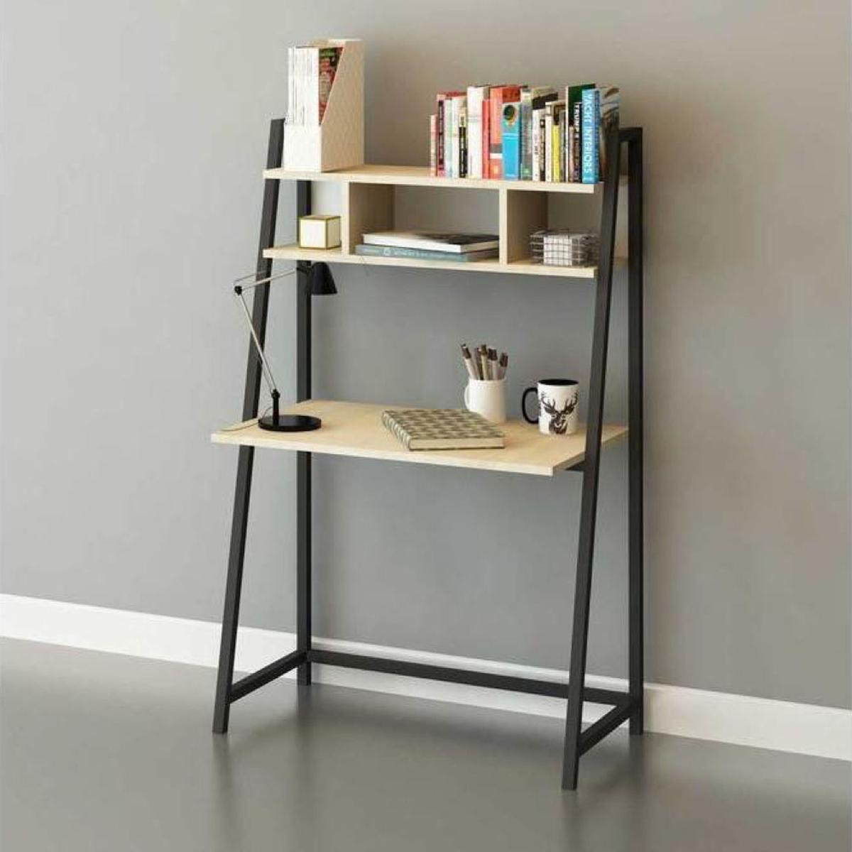 Ladder Style Computer Desk Oak - Oak – image 6