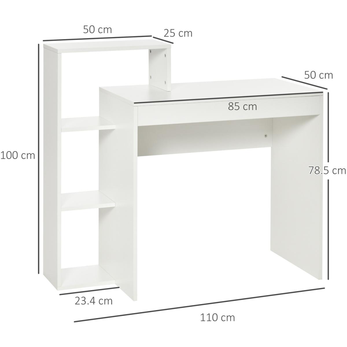 Compact Computer Desk - White – image 3