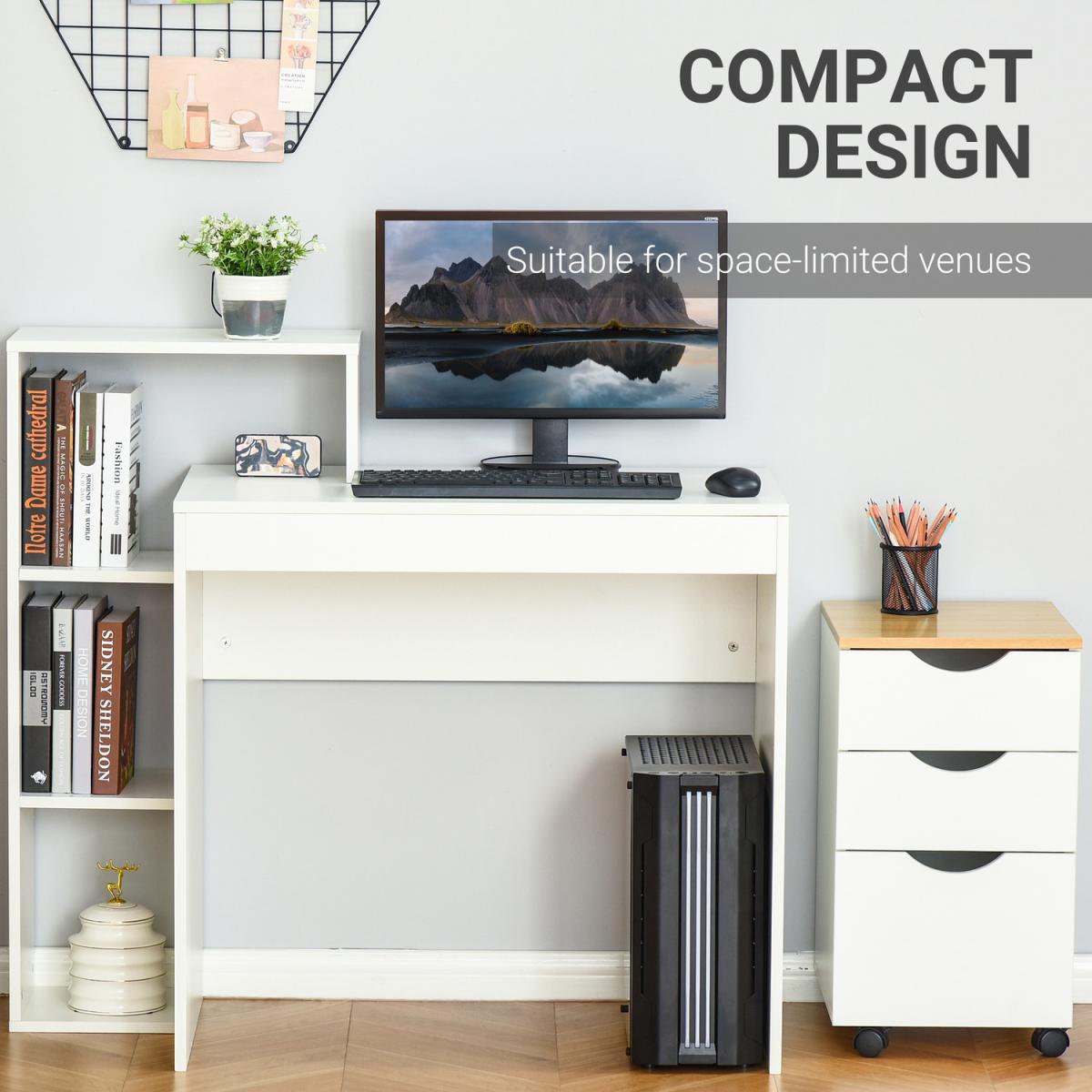 Compact Computer Desk - White – image 5