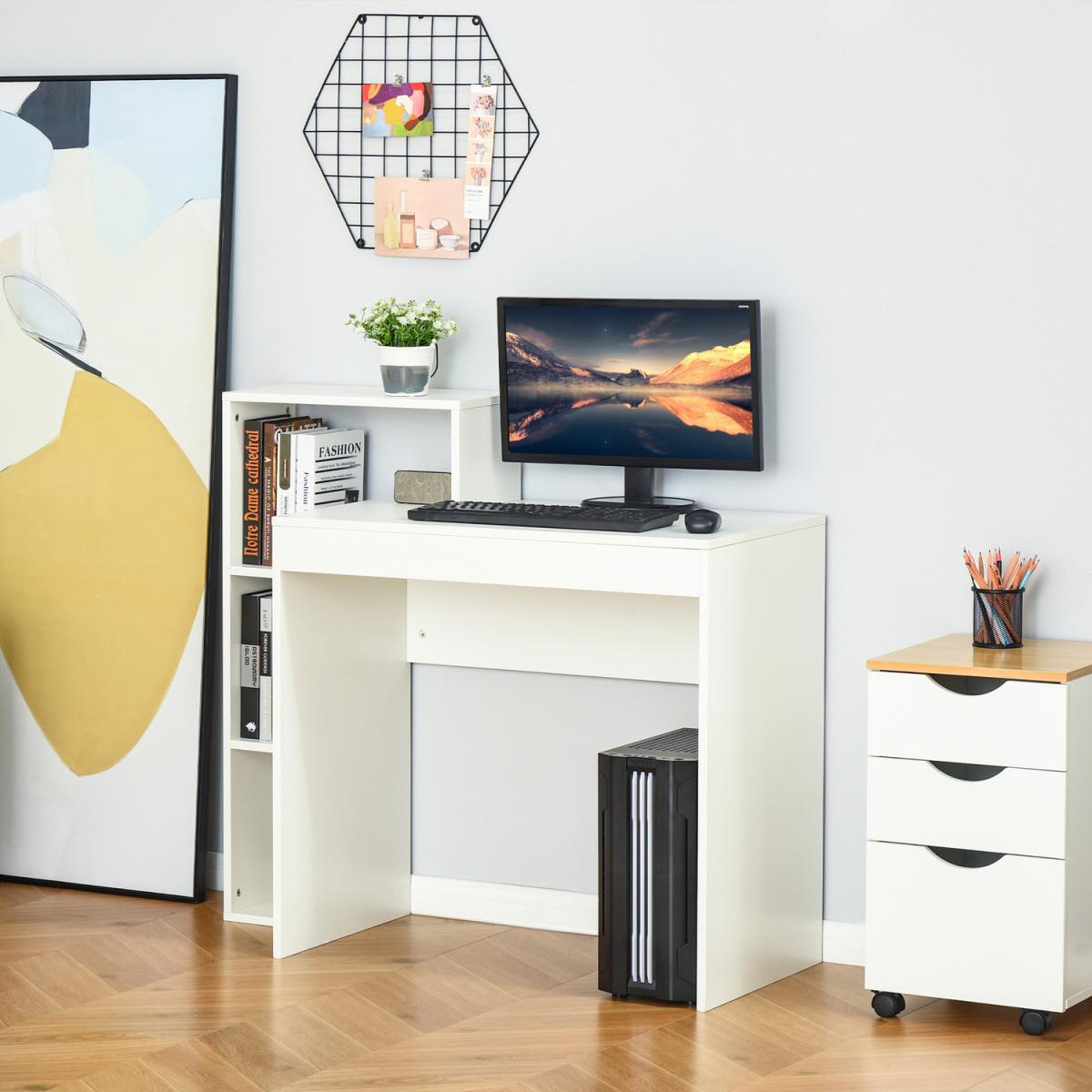 Compact Computer Desk - White – image 9
