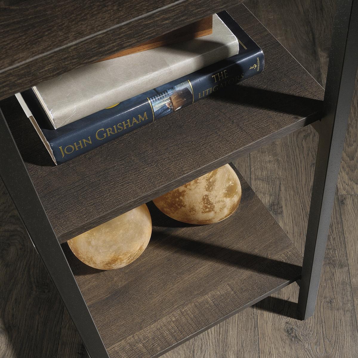 Industrial Style Bench Desk - Smoked Oak – image 4
