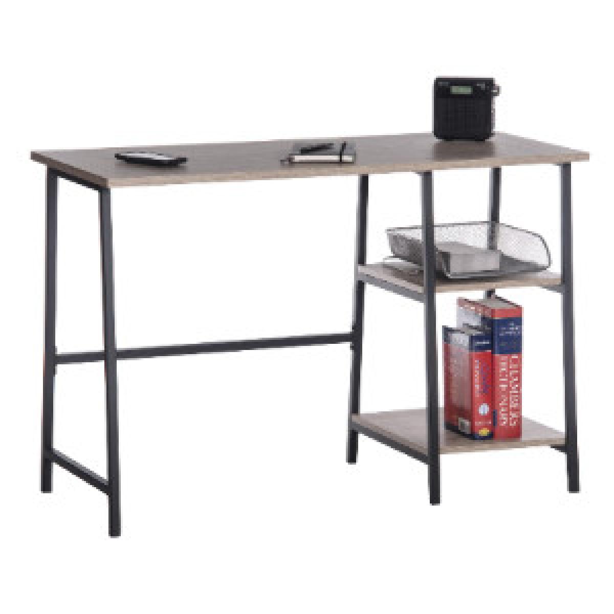 Industrial Style Bench Desk - Smoked Oak – image 5