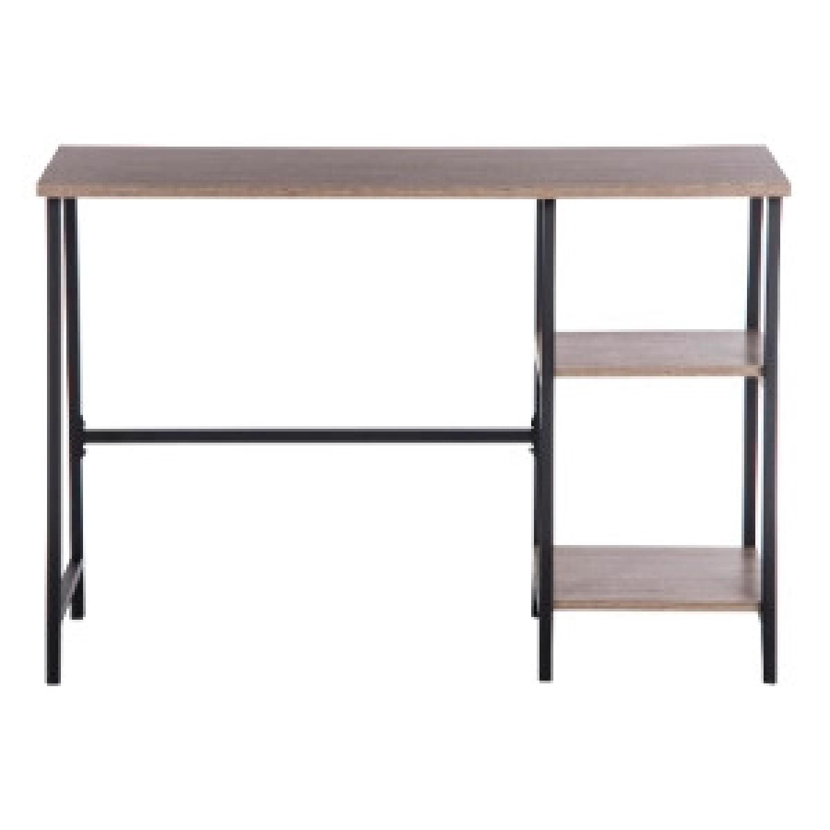 Industrial Style Bench Desk - Smoked Oak – image 6
