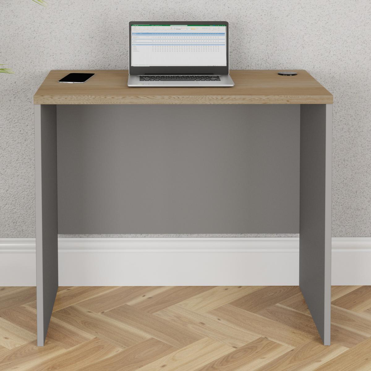 Lardale Open Desk Medium - Grey – image 1