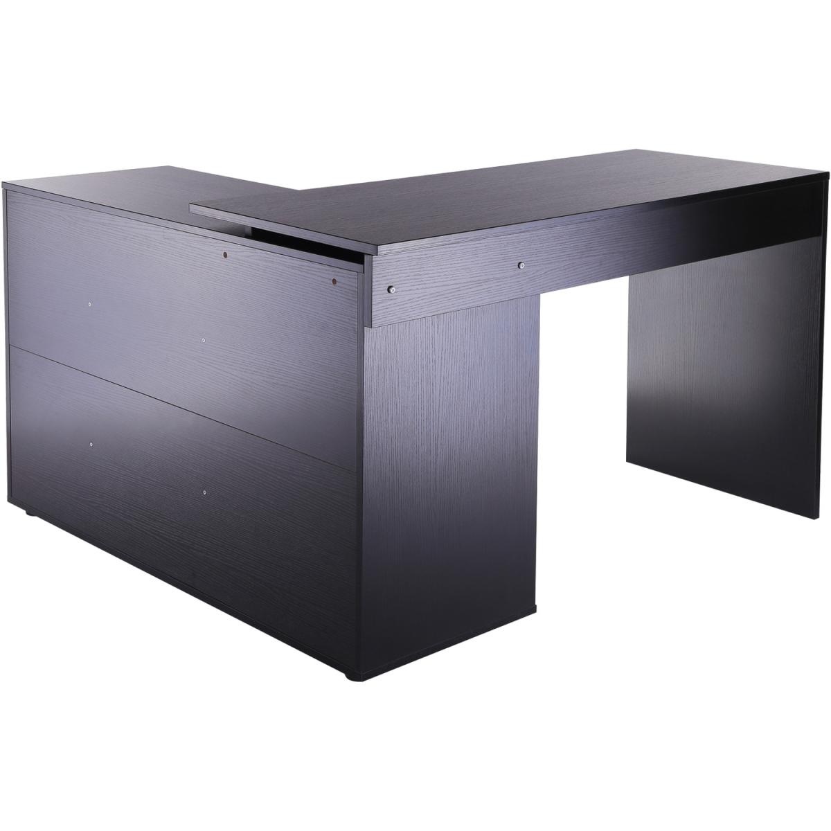 Dual-use Adjustable Large L-Shaped Computer Desk  - White – image 20
