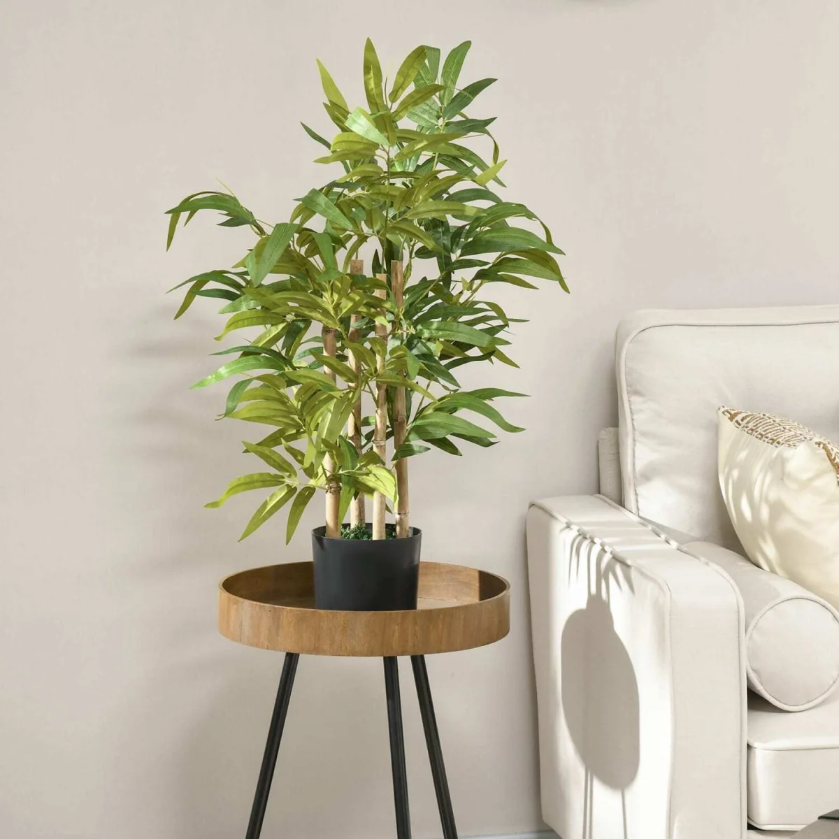 Fike Compact Artificial Bamboo Desk Tree in Pot, 60 cm – image 4