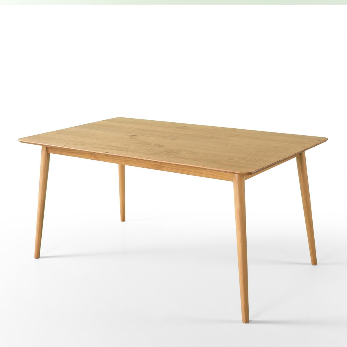 Cobb Solid Pine Wood Modern Home Office Study Desk - Pine – image 6