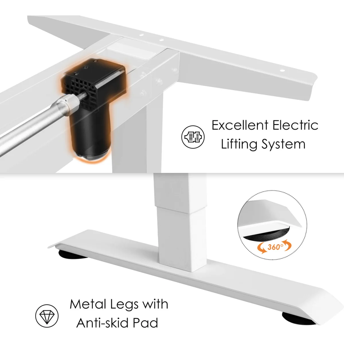 Electric Standing Desk - Natural – image 15