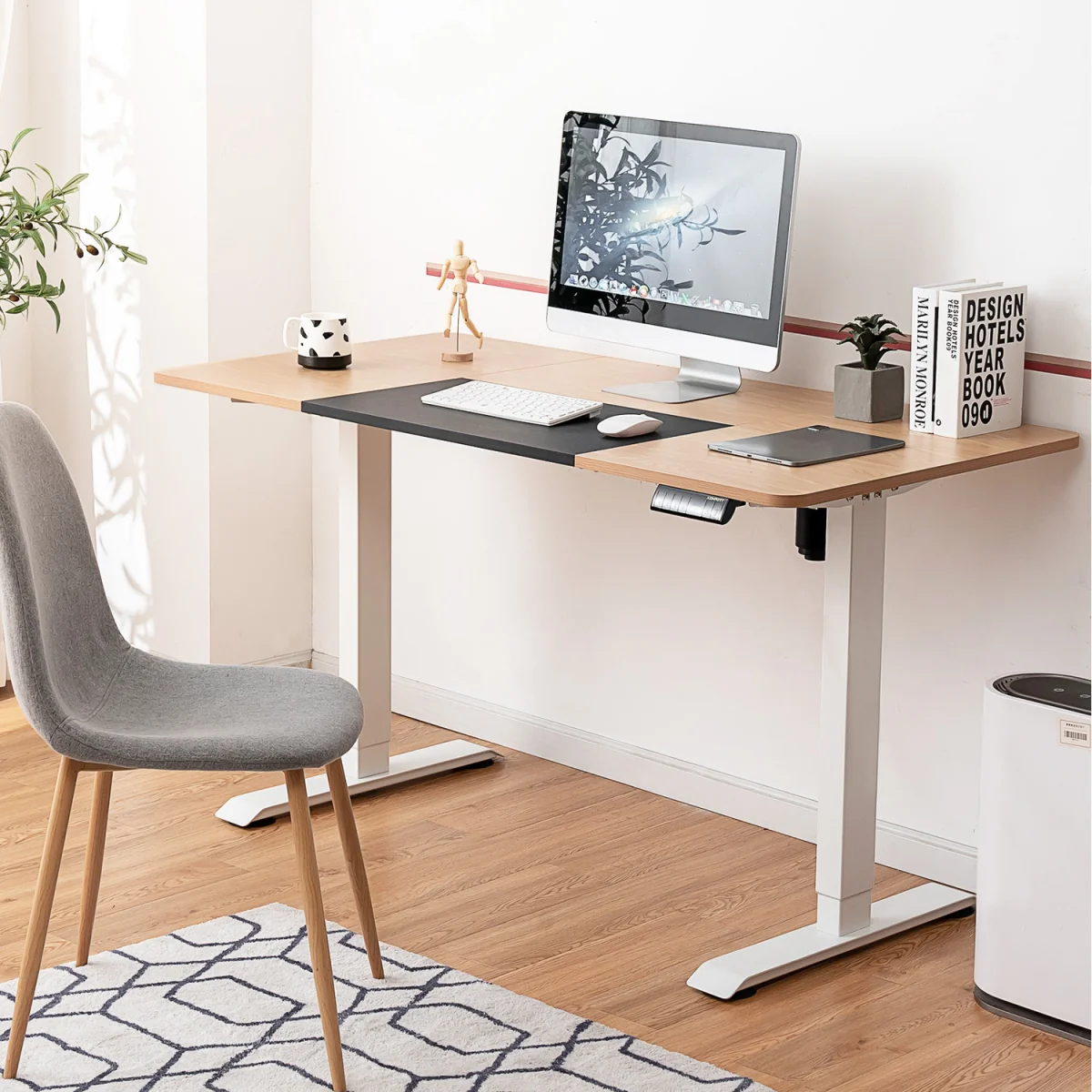 Electric Standing Desk - Natural – image 3