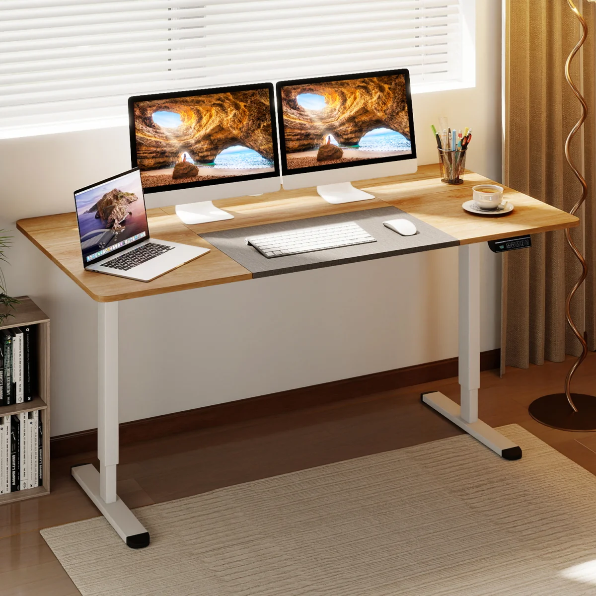 Electric Standing Desk - Natural – image 7
