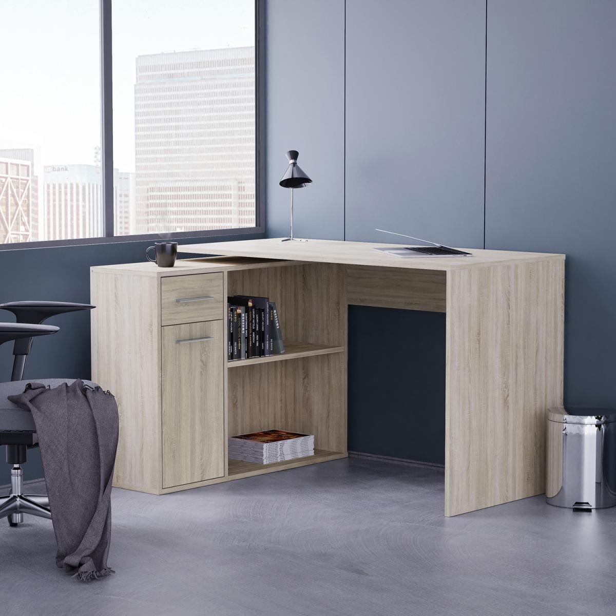 Link Office Desk - Light Oak – image 4