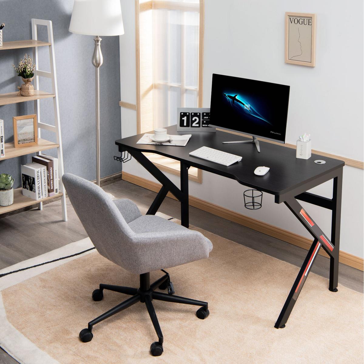 K-shaped Gaming E-Sports Desk - Black – image 4