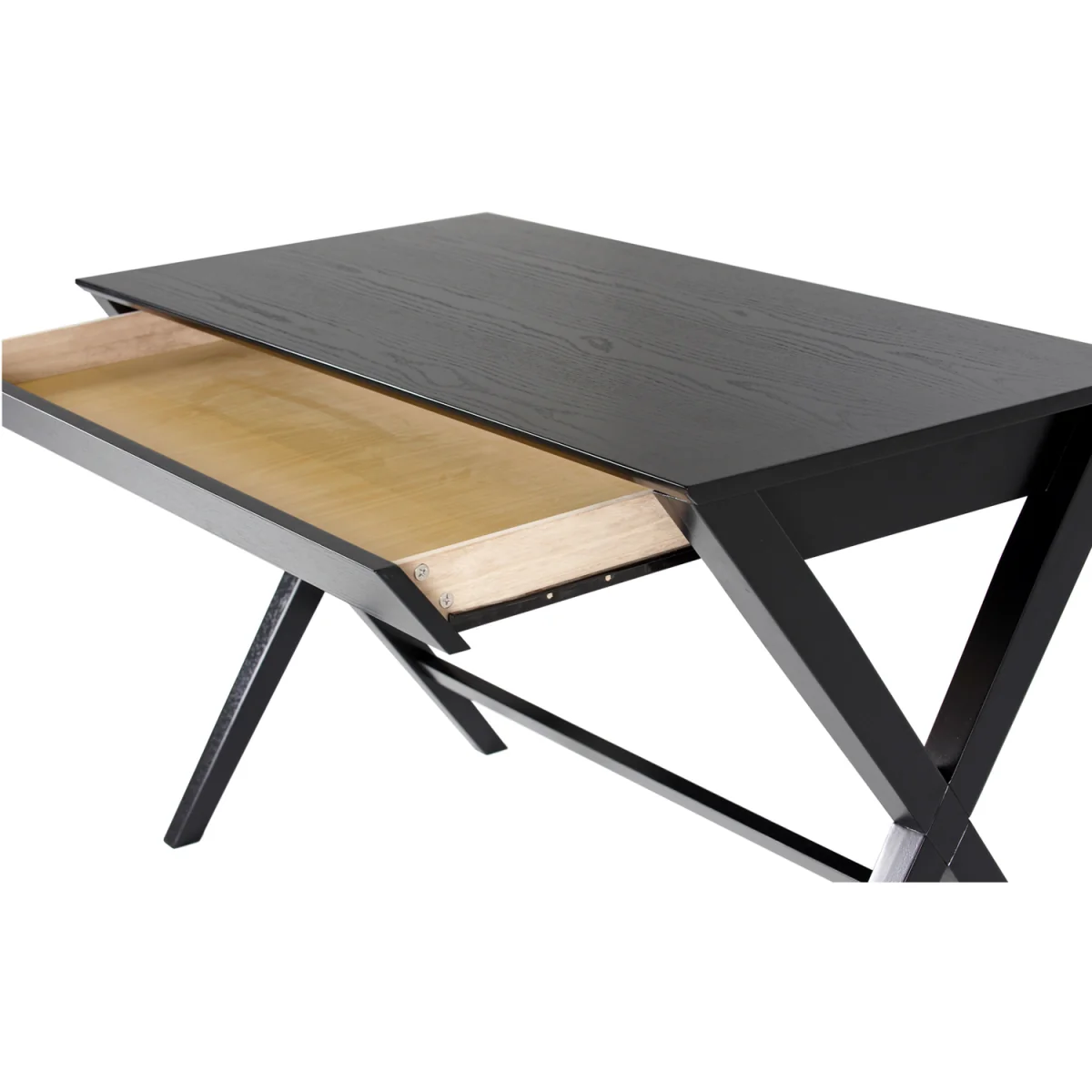 Writex Desk 1 Drawer in Black - Black – image 5