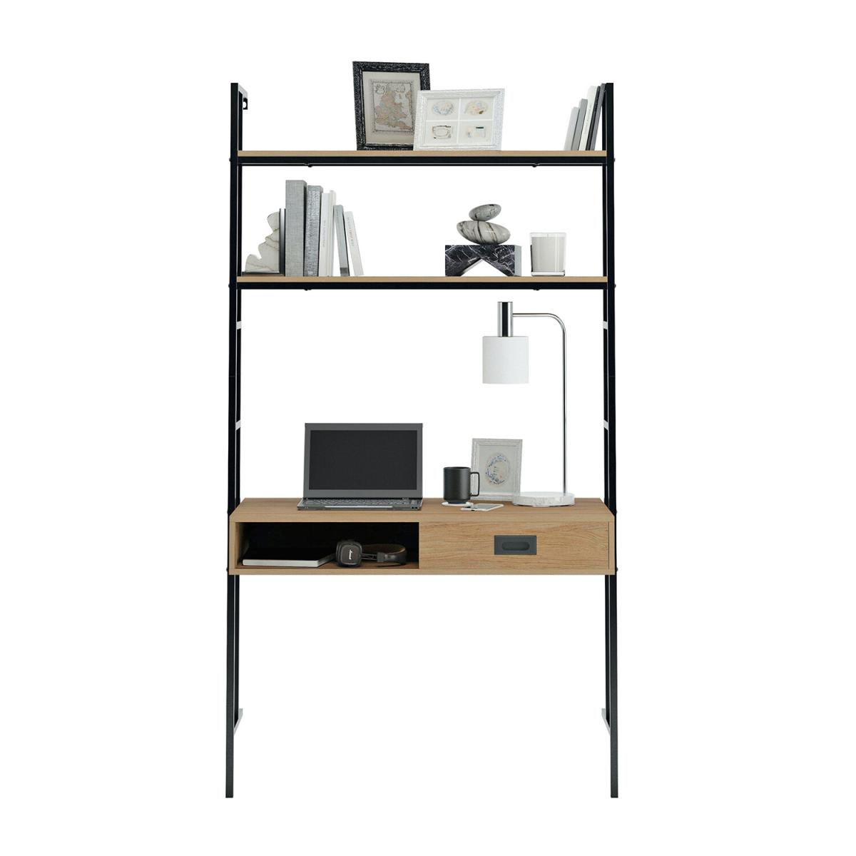Hythe Wall Mounted Desk - Serene Walnut – image 2
