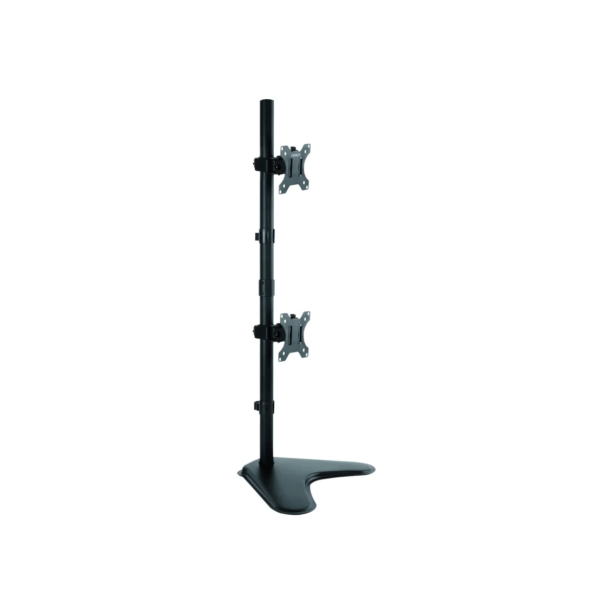 TekBox Dual Screen Vertical Monitor Mount - Black