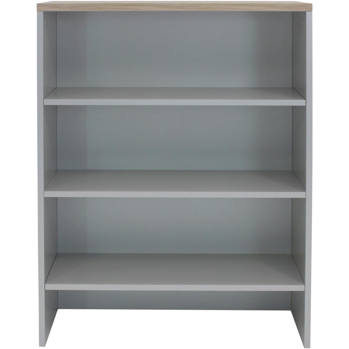 Layton Medium Desk with Surface Mounted Bookcase - Desk and Bookcase – image 2