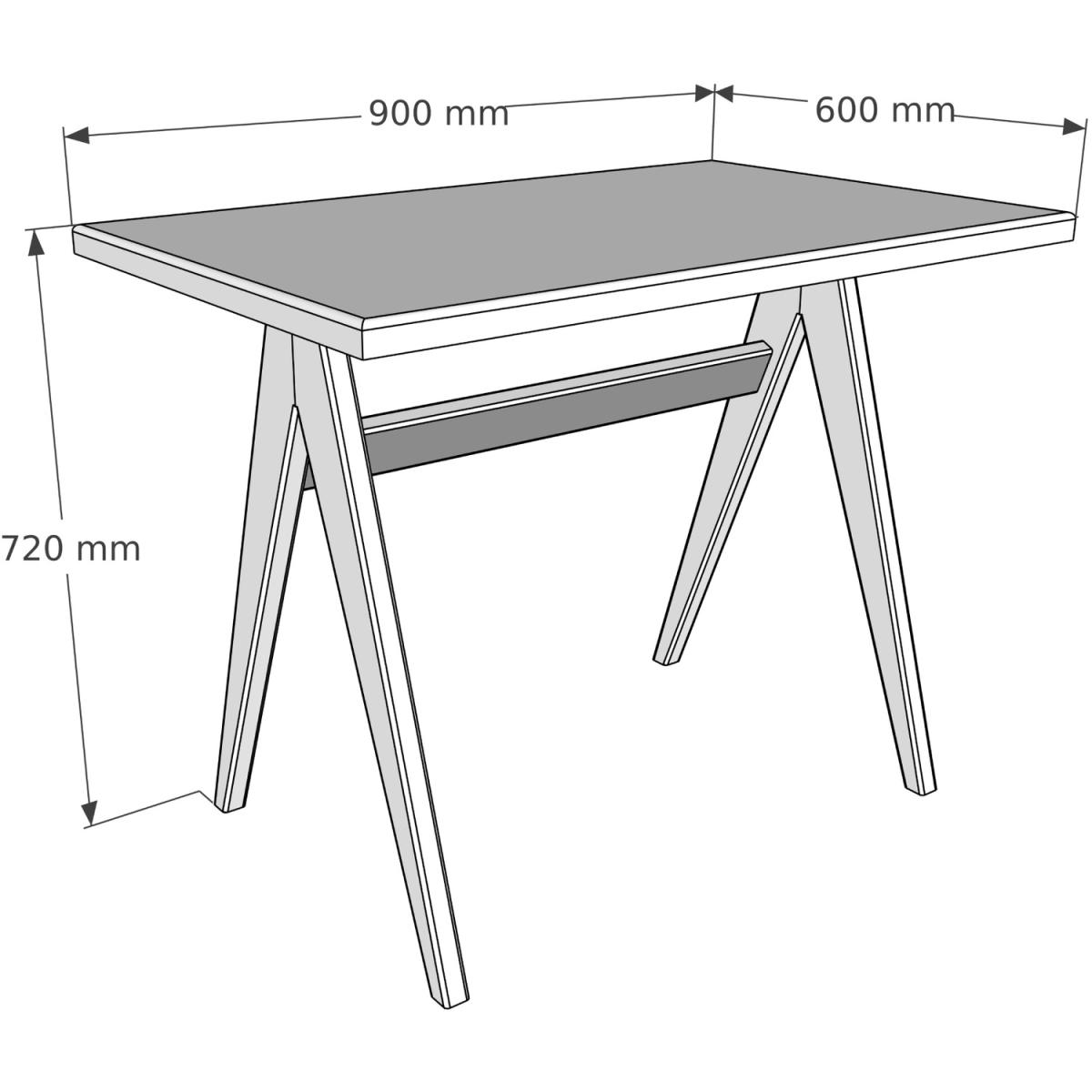 Citizen Solid Wood Computer Desk - Oak – image 2