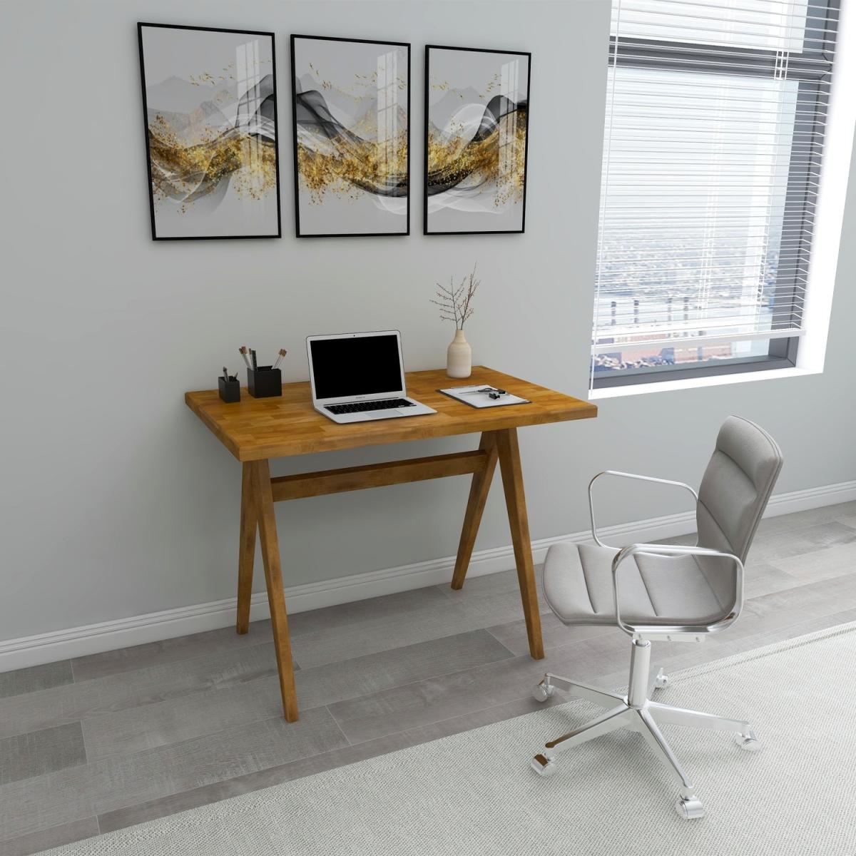 Citizen Solid Wood Computer Desk - Oak – image 4
