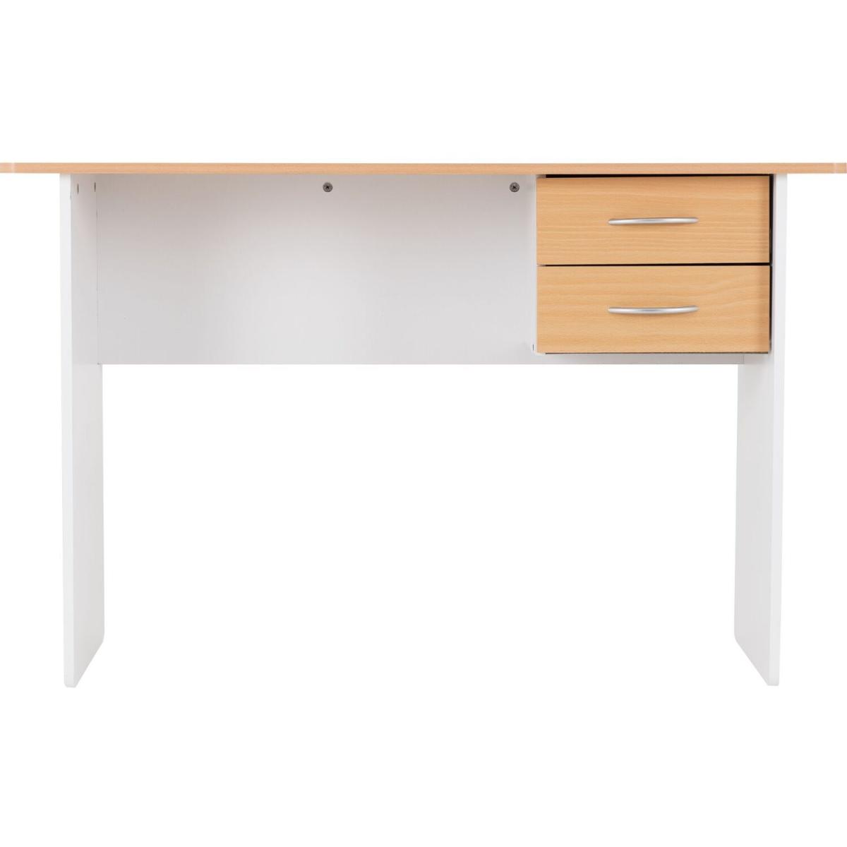 Jenny 2 Drawer Study Desk  - Beech white – image 6