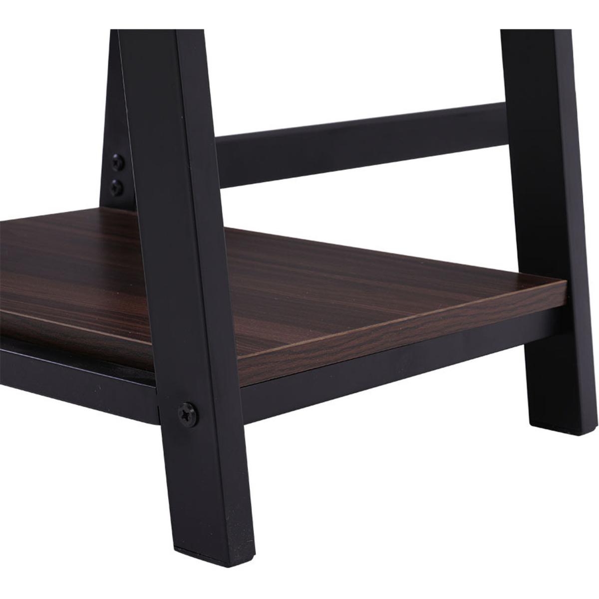 Retro Laptop PC Computer Desk - Brown – image 9