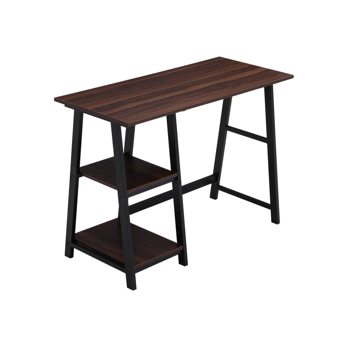 Retro Laptop PC Computer Desk - Brown – image 1