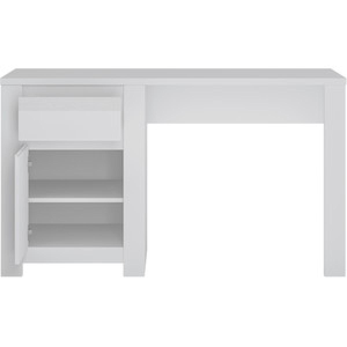 Nepal Desk With One Door And One Drawer Desk - White – image 9