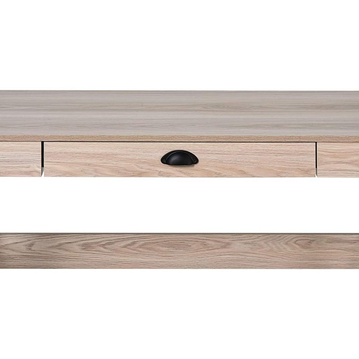 Computer Desk Writing Desk with one Drawer  - Black – image 6