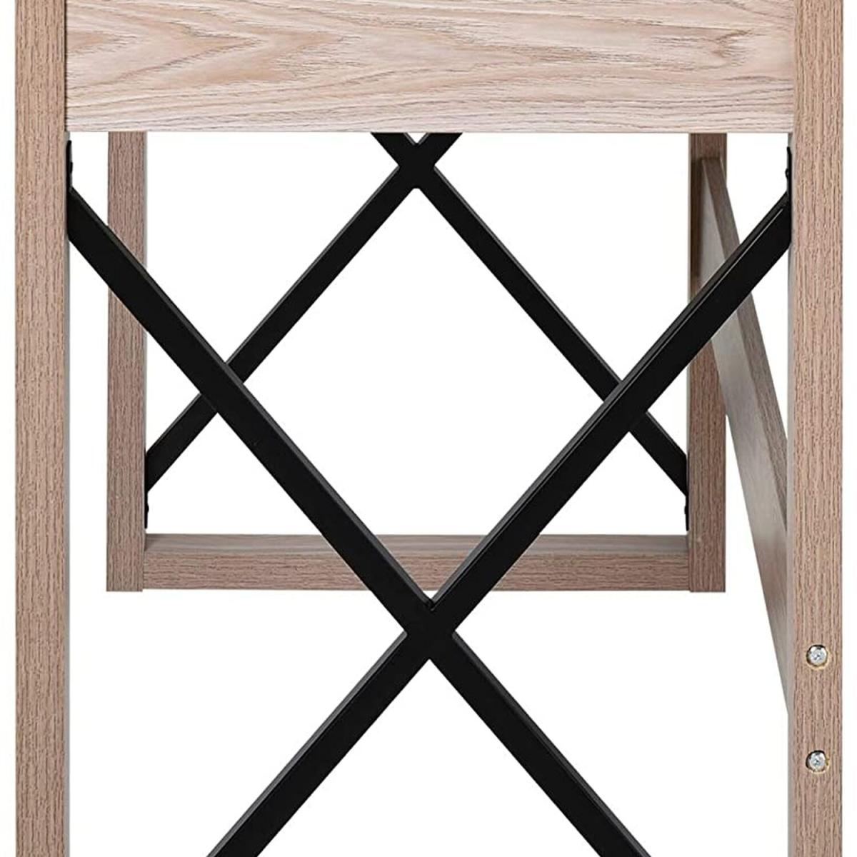 Computer Desk Writing Desk with one Drawer  - Black – image 7