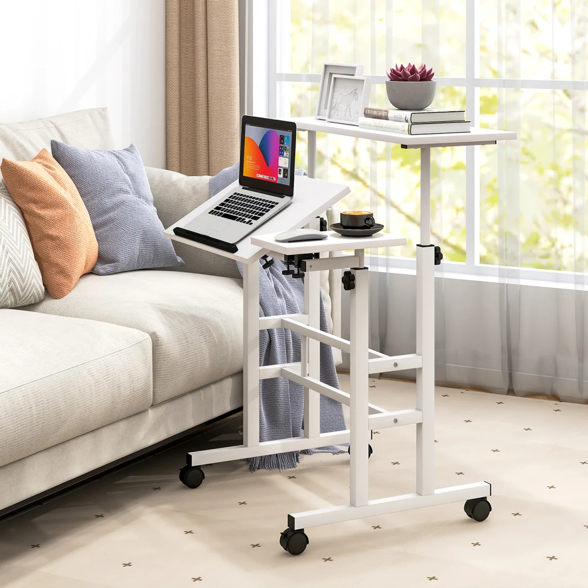 Flip Top Mobile Standing Desk – image 7