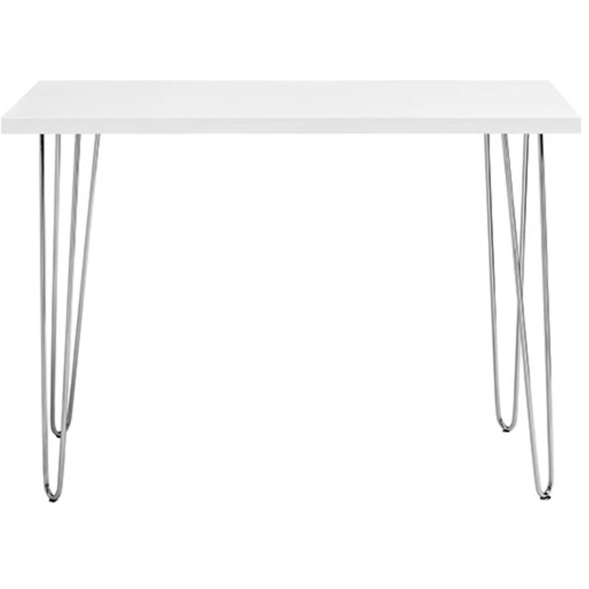 Gretel Modern Computer Writing Desk - White - White – image 5